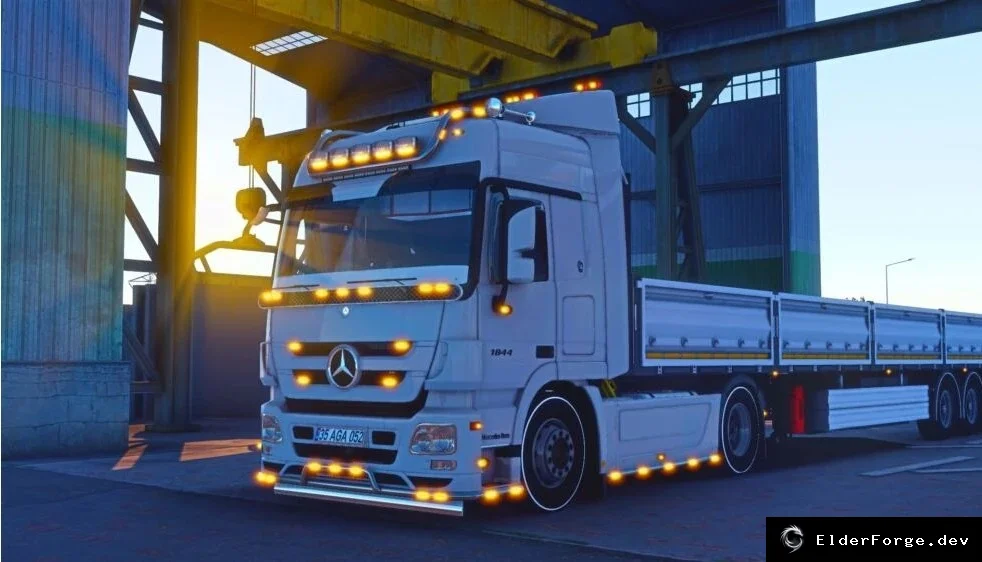 Обложка мода: Mercedes-Benz Actros 1844 Turkish Job – новый грузовик для Euro Truck Simulator 2