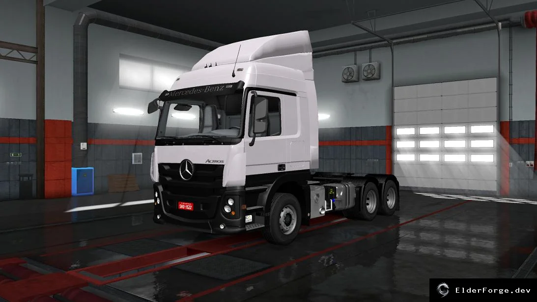 Обложка мода: MERCEDES BENZ ACTROS 2651 – Бразильская версия для Euro Truck Simulator 2