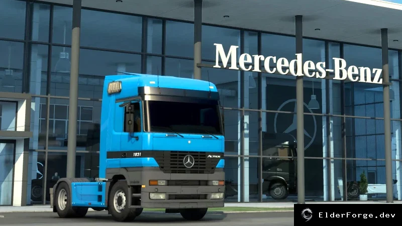 Обложка мода: Mercedes-Benz Actros MP1/MP2 – новый грузовик для Euro Truck Simulator 2