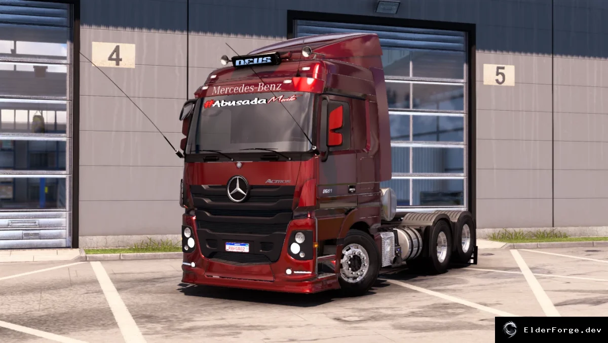 Обложка мода: Mercedes-Benz Actros SE для Euro Truck Simulator 2 – полное обновление 1.43.x