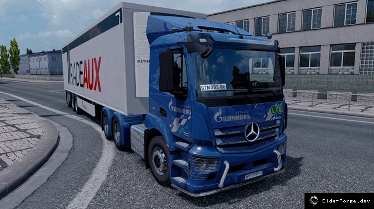 Обложка мода: Mercedes-Benz Antos 2012 для Euro Truck Simulator 2 – полная модификация (v1.2.0)