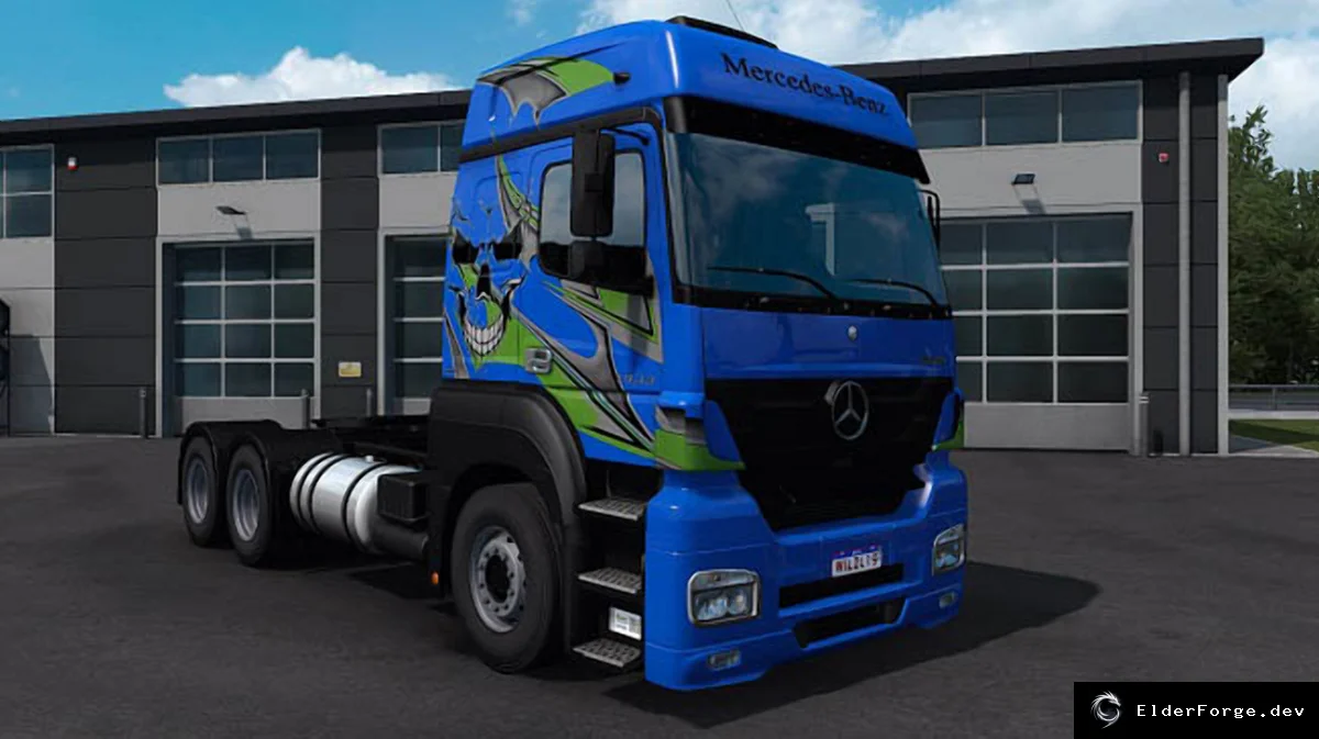 Обложка мода: Mercedes-Benz Axor Edit для Euro Truck Simulator 2 – полный набор тюнинга (v1.0)