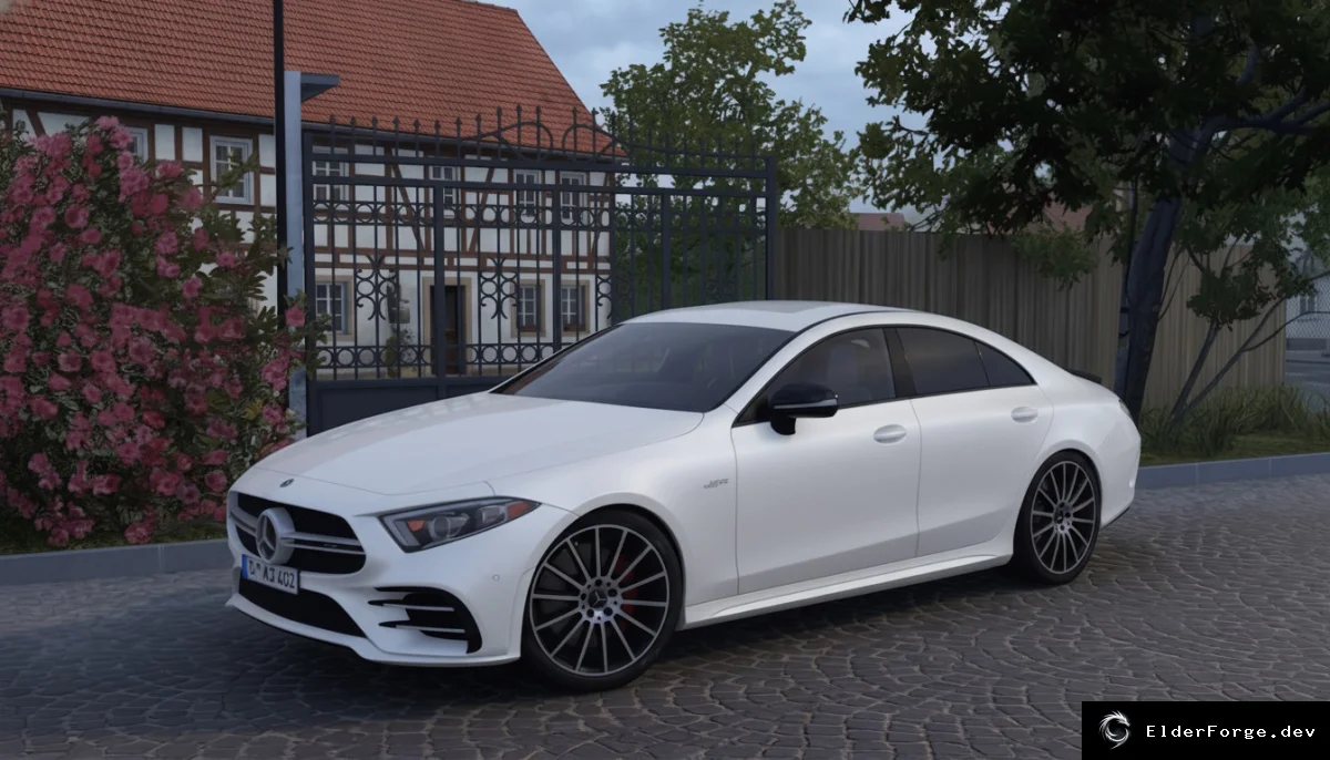 Обложка мода: Mercedes-Benz CLS 53 AMG 4MATIC 2021 для Euro Truck Simulator 2 (v1.8)