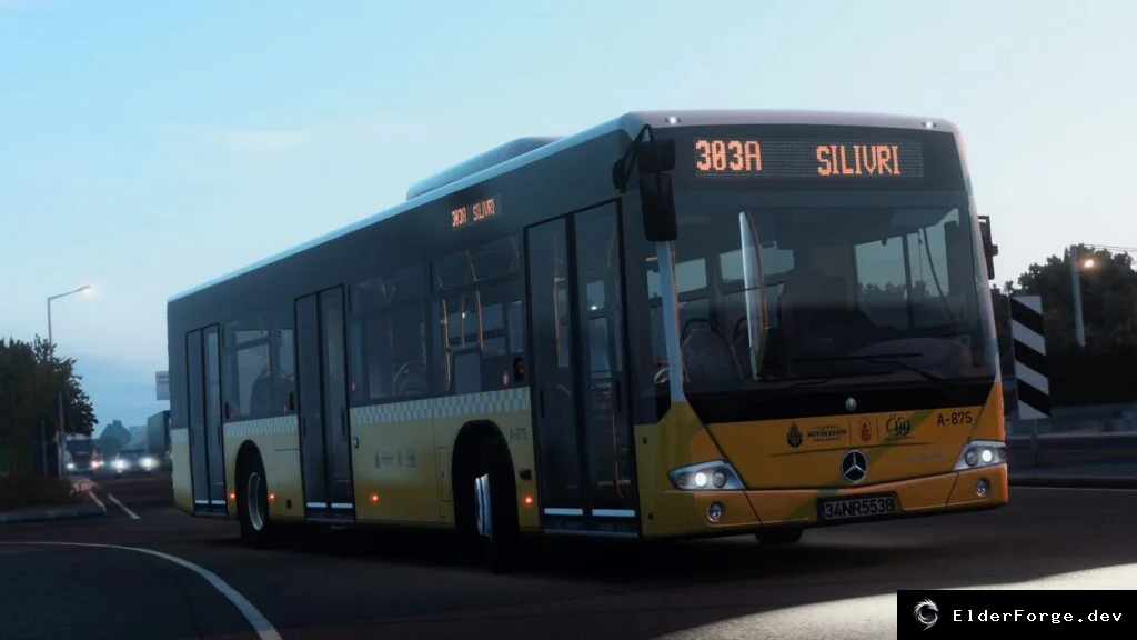 Обложка мода: Mercedes-Benz Conecto Bus для Euro Truck Simulator 2 (ETS2)
