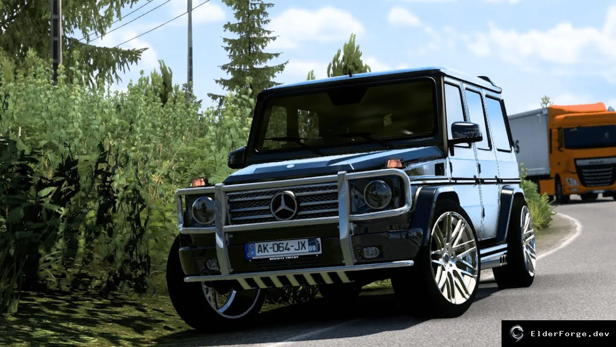Обложка мода: Mercedes-Benz G65 W463 для Euro Truck Simulator 2 – полные возможности
