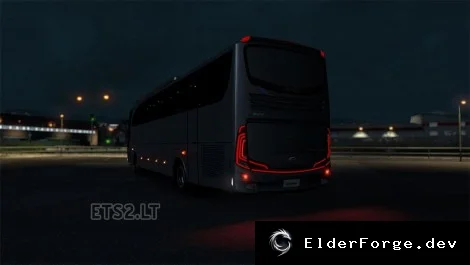 Обложка мода: Mercedes Benz Jetbus – новый автобус для Euro Truck Simulator 2 (ETS2)