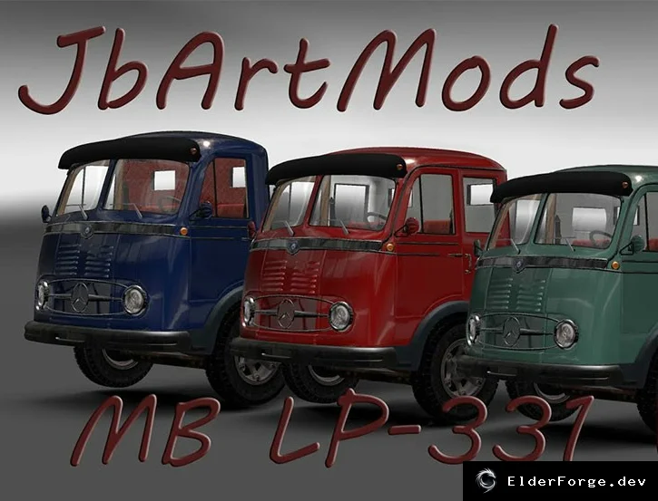 Обложка мода: Mercedes Benz LP-331 – новый автономный грузовик для Euro Truck Simulator 2