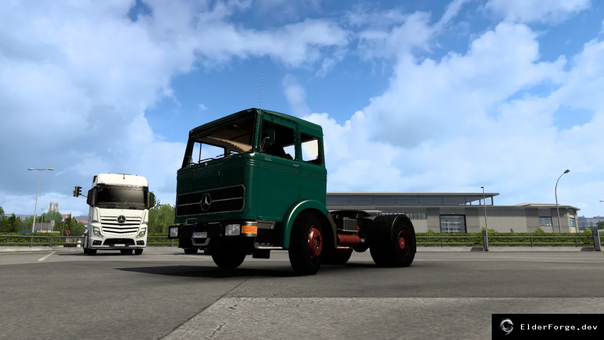 Обложка мода: Mercedes-Benz LPS 1626/32 для Euro Truck Simulator 2 – новые кабины и тюнинг