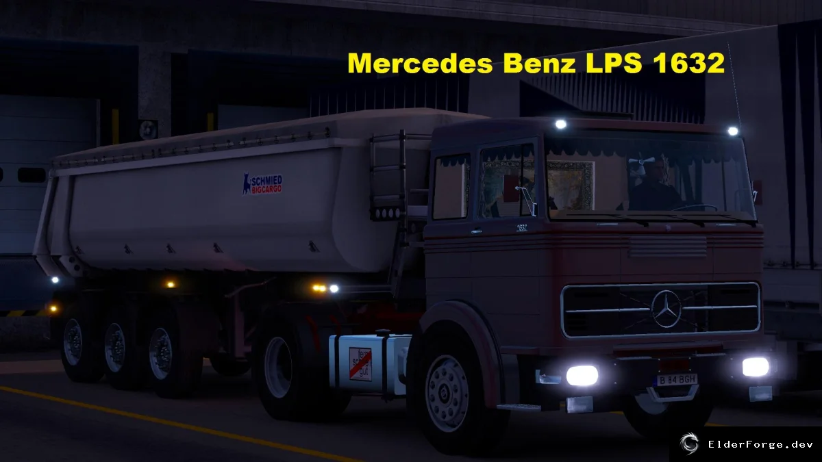Обложка мода: Mercedes Benz LPS1632, 1840, 1844 – новые модели грузовиков для ETS2