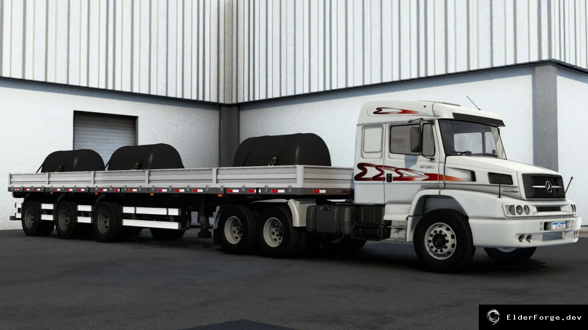 Обложка мода: Mercedes-Benz LS 1938 – новый грузовик для Euro Truck Simulator 2 (ETS2)