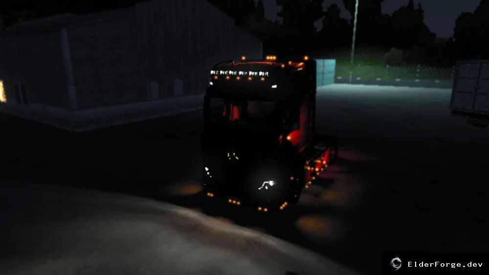 Обложка мода: Mercedes-Benz MP4 TJD edit – кастомный Actros для Euro Truck Simulator 2
