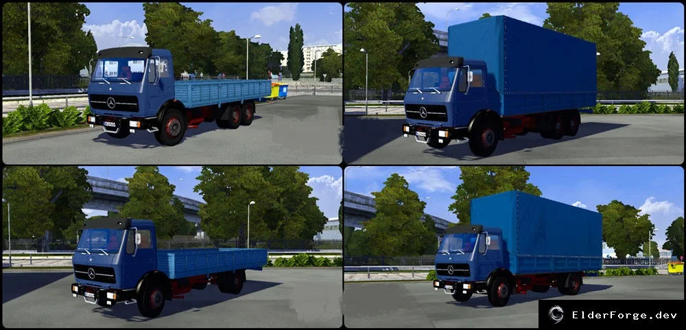 Обложка мода: Mercedes Benz NG 1729 – новый грузовик для Euro Truck Simulator 2