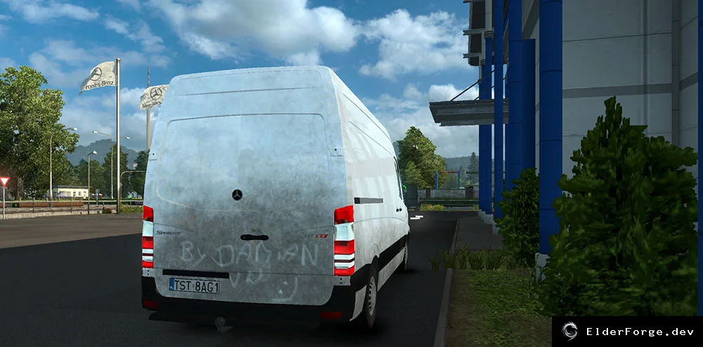 Обложка мода: Mercedes Benz Sprinter CDI – новый звуковой пакет для ETS2