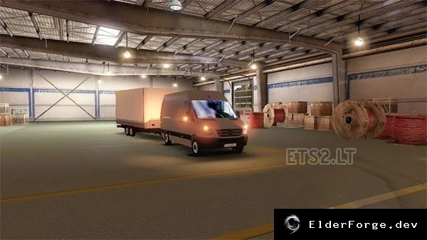 Обложка мода: Mercedes Benz Sprinter V2.0 – компактный грузовик для Euro Truck Simulator 2