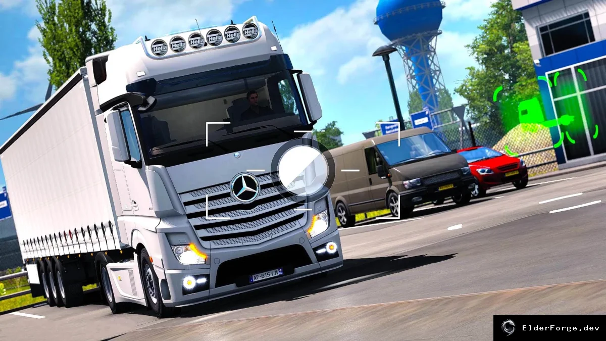 Обложка мода: Mercedes-Benz Тюнинг для Euro Truck Simulator 2 – обновление 1.47