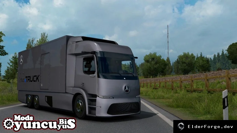 Обложка мода: Mercedes-Benz Urban eTruck – электрический грузовик для Euro Truck Simulator 2 (v1.1)