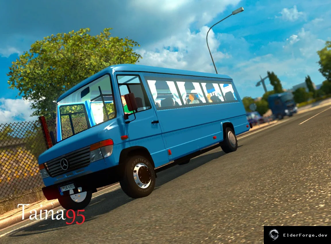 Обложка мода: Mercedes-Benz Vario 812D – новый автотранспорт в трафике ETS2