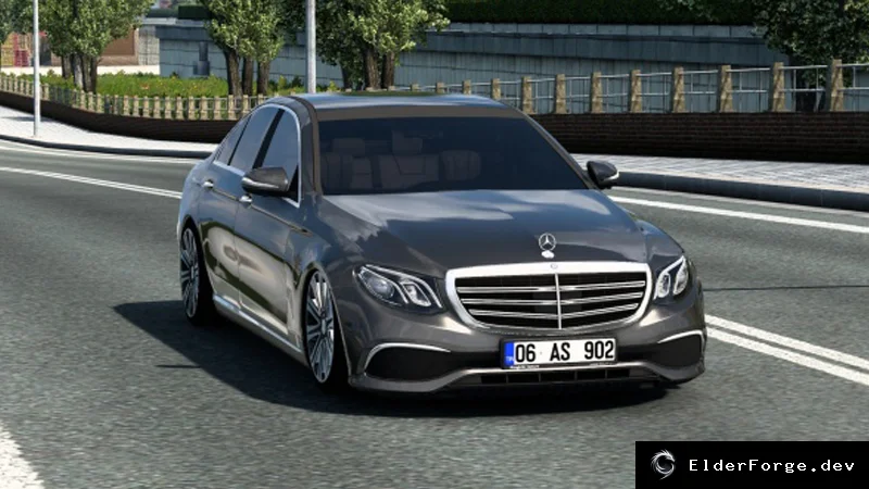 Обложка мода: Mercedes-Benz W213 для Euro Truck Simulator 2 – полная комплектация (ETS2 1.60)
