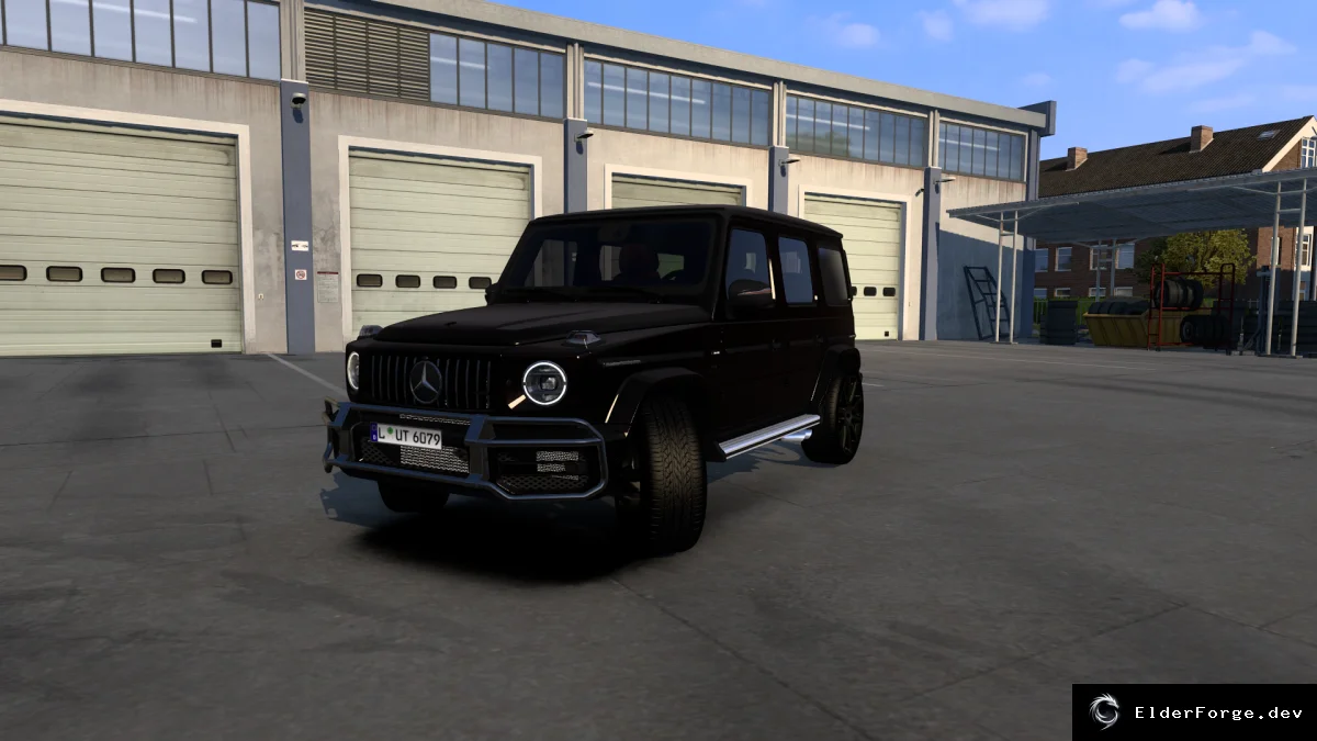 Обложка мода: Mercedes-Benz W463 2022 G63 AMG – реальный грузовик для Euro Truck Simulator 2