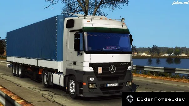 Обложка мода: Mercedes MP2 – новый Mercedes Benz 1844 для Euro Truck Simulator 2