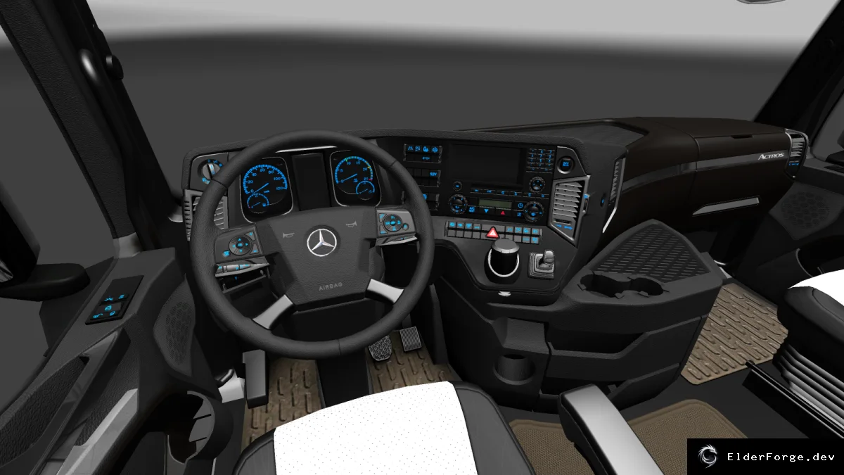 Обложка мода: Mercedes MP4 2014 Luxury Interior – мод для Euro Truck Simulator 2