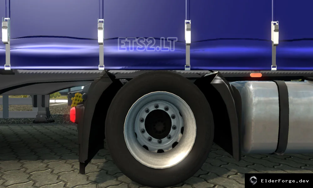 Обложка мода: Mercedes MP4 Edit для Euro Truck Simulator 2 – HD интерьер и низкая подвеска