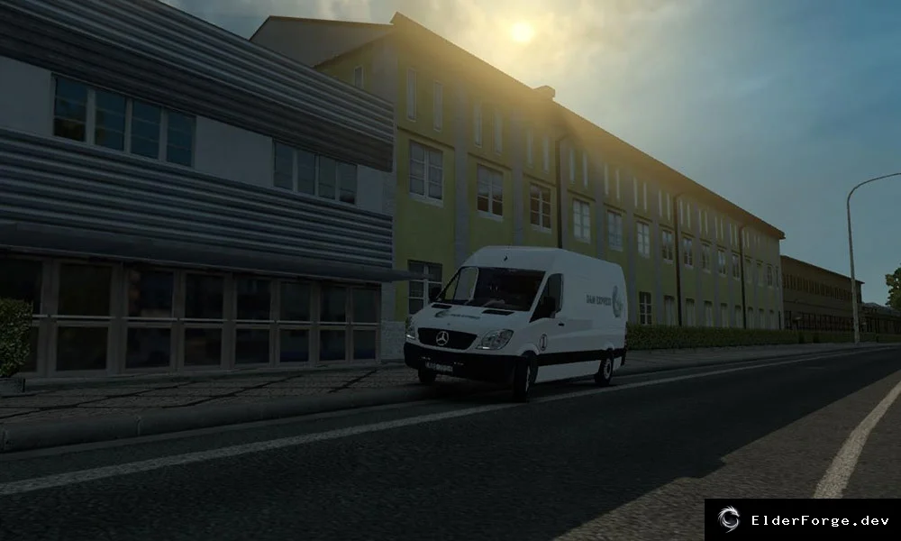 Обложка мода: Mercedes Sprinter без прицепа — грузоперевозки в Euro Truck Simulator 2