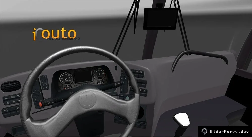 Обложка мода: Mercedes‑Benz 0‑400RSD для Euro Truck Simulator 2 – новые шасси, двигатели и 18 скинов