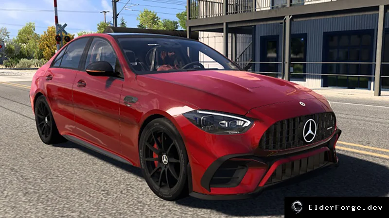 Обложка мода: Mercedes‑Benz AMG C63 S E‑Performance 2024 для Euro Truck Simulator 2