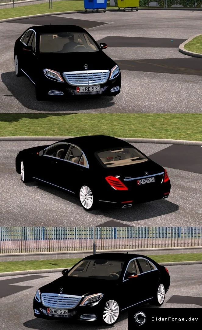 Обложка мода: Mercedes‑Benz S500 2016 (v1.3) – мод для Euro Truck Simulator 2