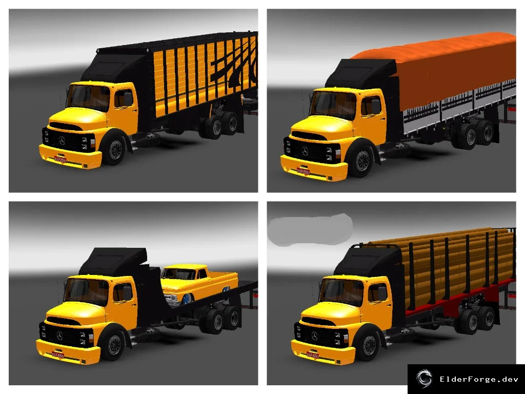 Обложка мода: Mercedes‑Venz 1113 – новый грузовик для Euro Truck Simulator 2