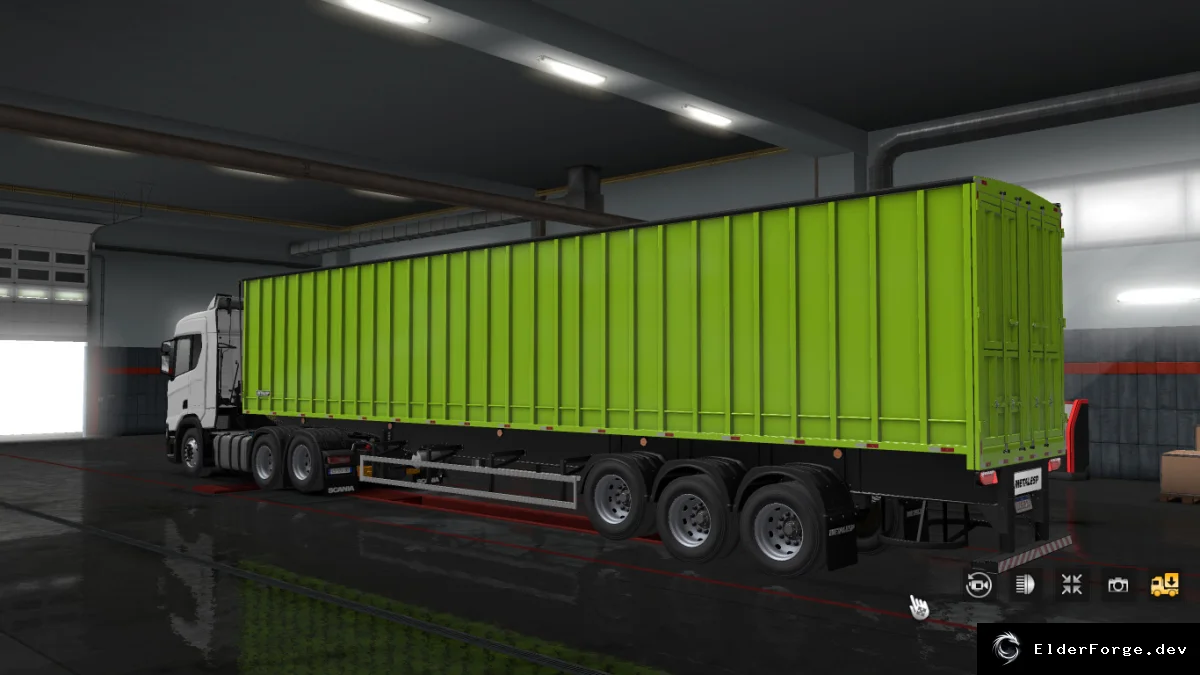 Обложка мода: Metalesp Moving Floor – подвижный прицеп для Euro Truck Simulator 2 (v1.32)