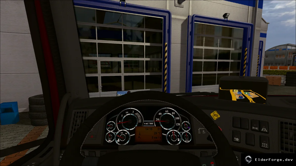 Обложка мода: Металлическая приборная панель для Volvo VNL780 Reworked v3 – ETS2