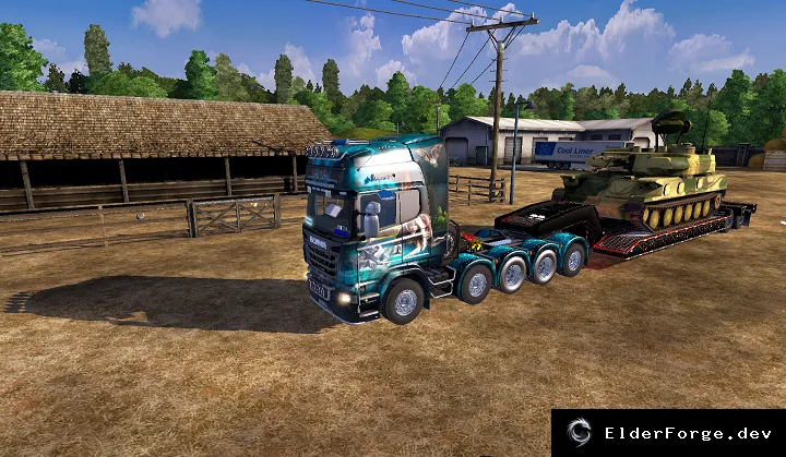 Обложка мода: Military Cargo Pack v2.0 – новые военные грузы для Euro Truck Simulator 2