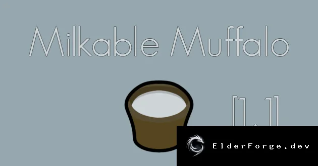 Milkable Muffalo – возвращает молоко муффало в RimWorld