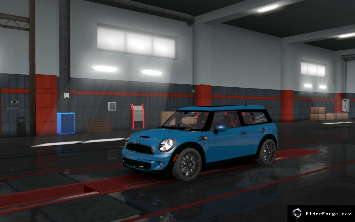 Обложка мода: Mini Clubman 4x4 – полноприводный универсал для Euro Truck Simulator 2 (v1.33‑v1.34)