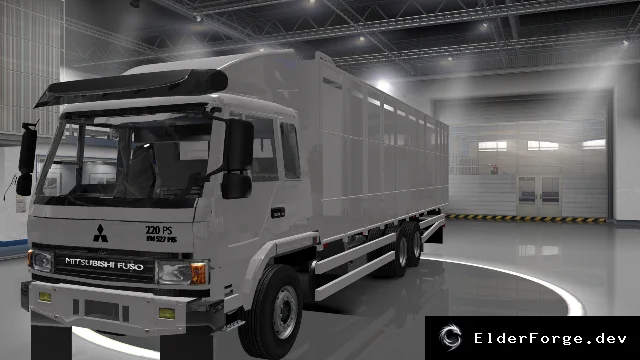 Обложка мода: Mitsubishi Fuso Cows Logistics – новый грузовик для Euro Truck Simulator 2