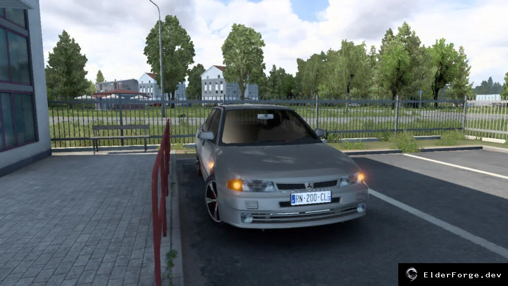Обложка мода: Mitsubishi Lancer GLX 1994 для Euro Truck Simulator 2 – полный набор