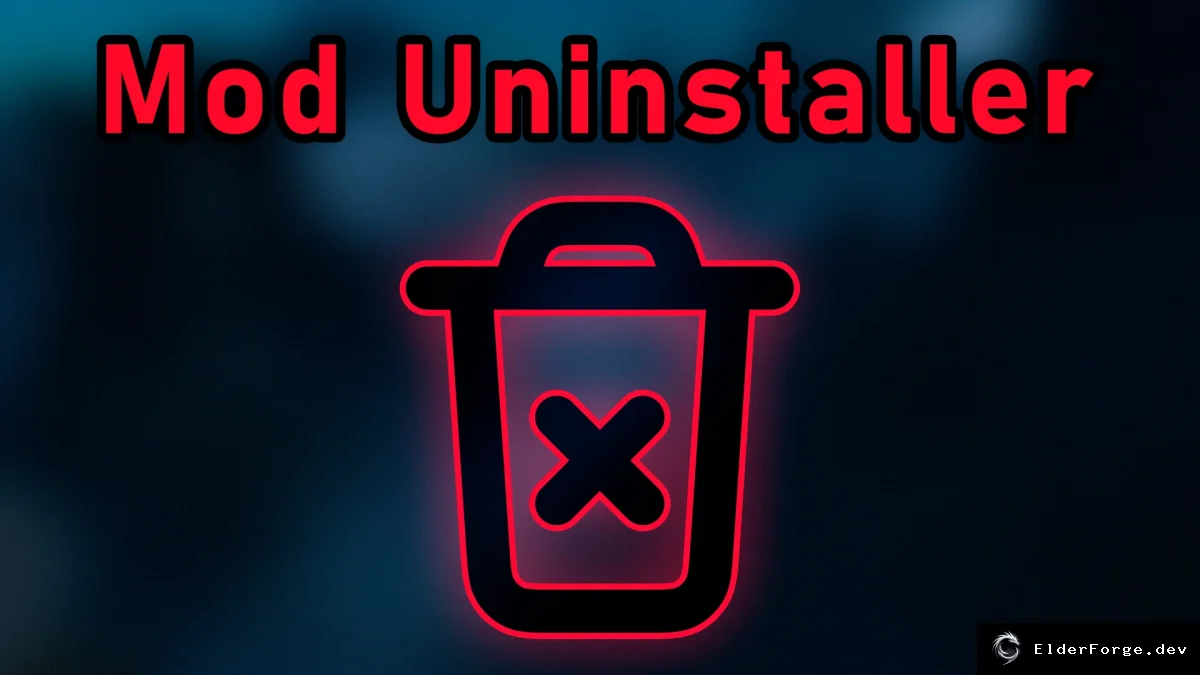 Обложка мода: Mod Uninstaller для Baldur's Gate 3 – безопасное удаление модов через MCM