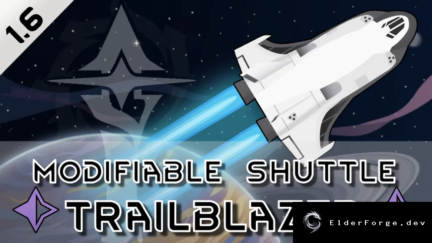 Modifiable Shuttle – Trailblazer: модульный шаттл‑крепость для RimWorld