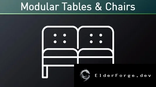 Modular Tables &amp; Chairs – модульные столы и стулья для RimWorld