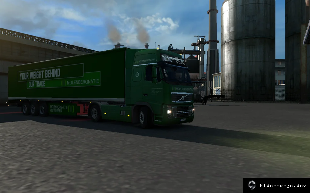 Обложка мода: Molenbergnatie – автономный прицеп для Euro Truck Simulator 2