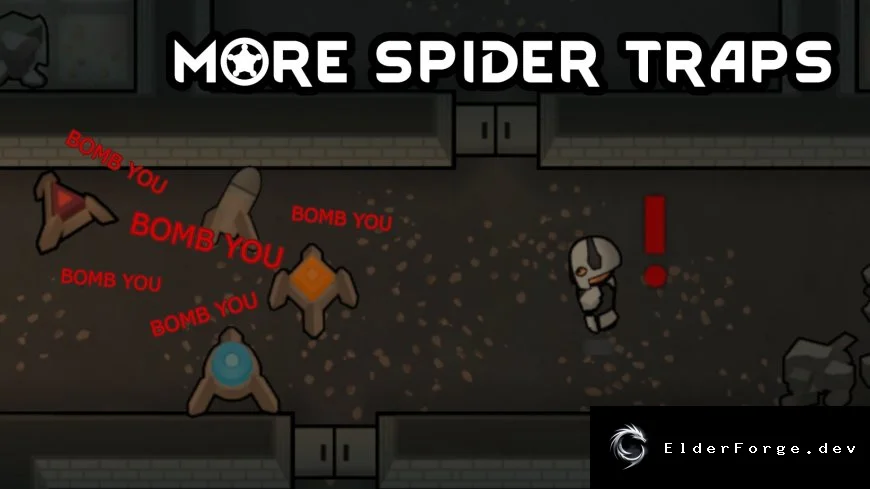 More Spider Traps – новые боевые дроны‑пауки для RimWorld