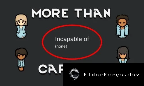 More Than Capable – Управление нежелательными работами в RimWorld