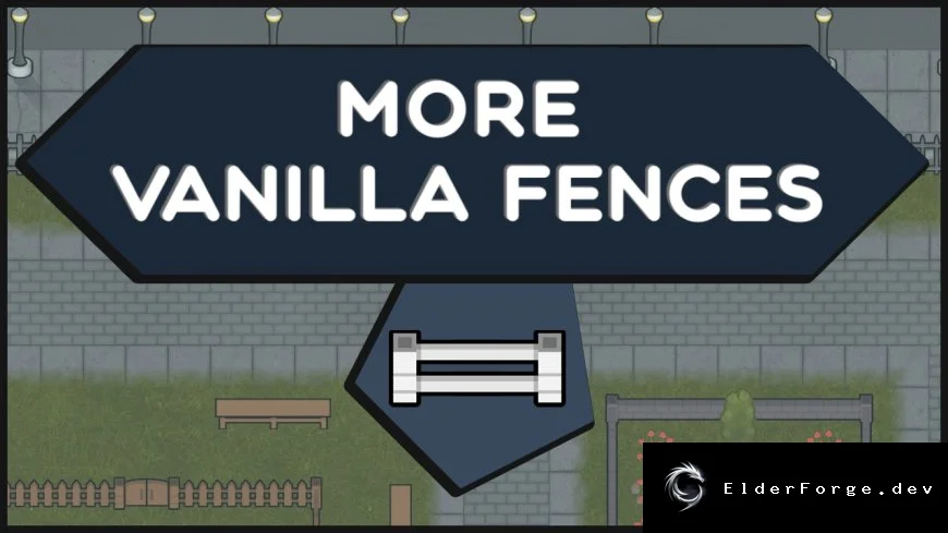More Vanilla Fences – 8 новых заборов для RimWorld