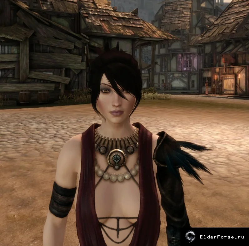 Обложка мода: Морриган с прической из DAI для Dragon Age: Origins