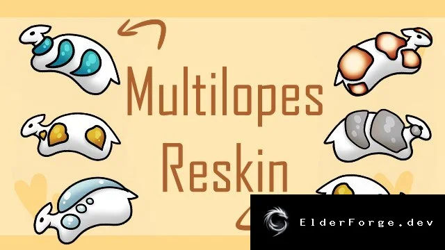 Multilopes HD Reskin – HD‑текстуры для мультилопов в RimWorld