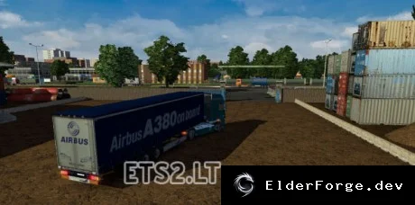 Обложка мода: Набор автономных прицепов v2.0 для Euro Truck Simulator 2