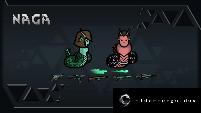 Naga – технологически продвинутая змееподобная раса для RimWorld