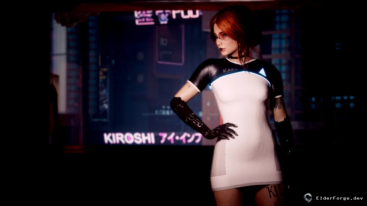 Обложка мода: Наряд Кары из Detroit: Become Human для Cyberpunk 2077
